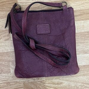 Fossil Crossbody Bag - Rich Burgundy
